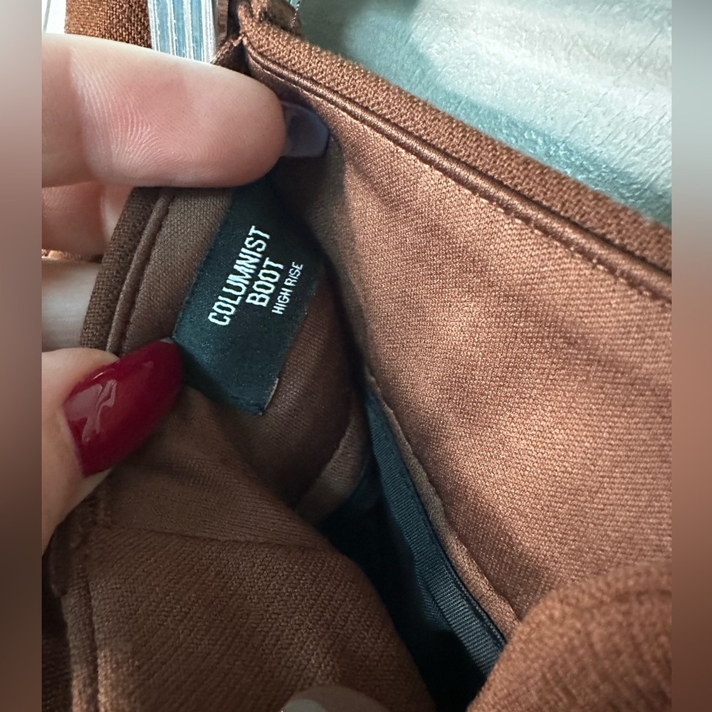 Express Columnist Boot Cut Pant - Rust Sz 2 - image 3